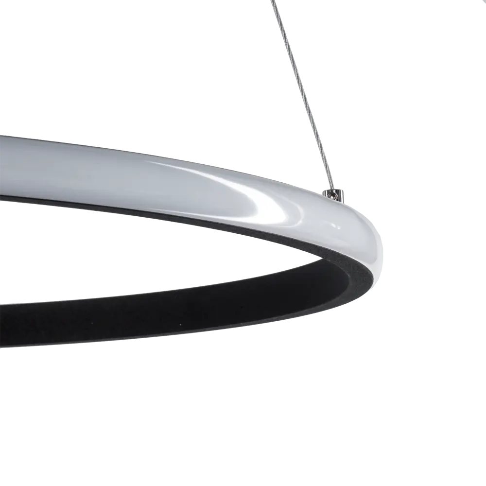 Люстра каскадная потолочная Vitaluce Вита smd 2 лампы 12м² LED цвет нейтральный черный матовый 82015405 STLM-2063657  - Вид №5
