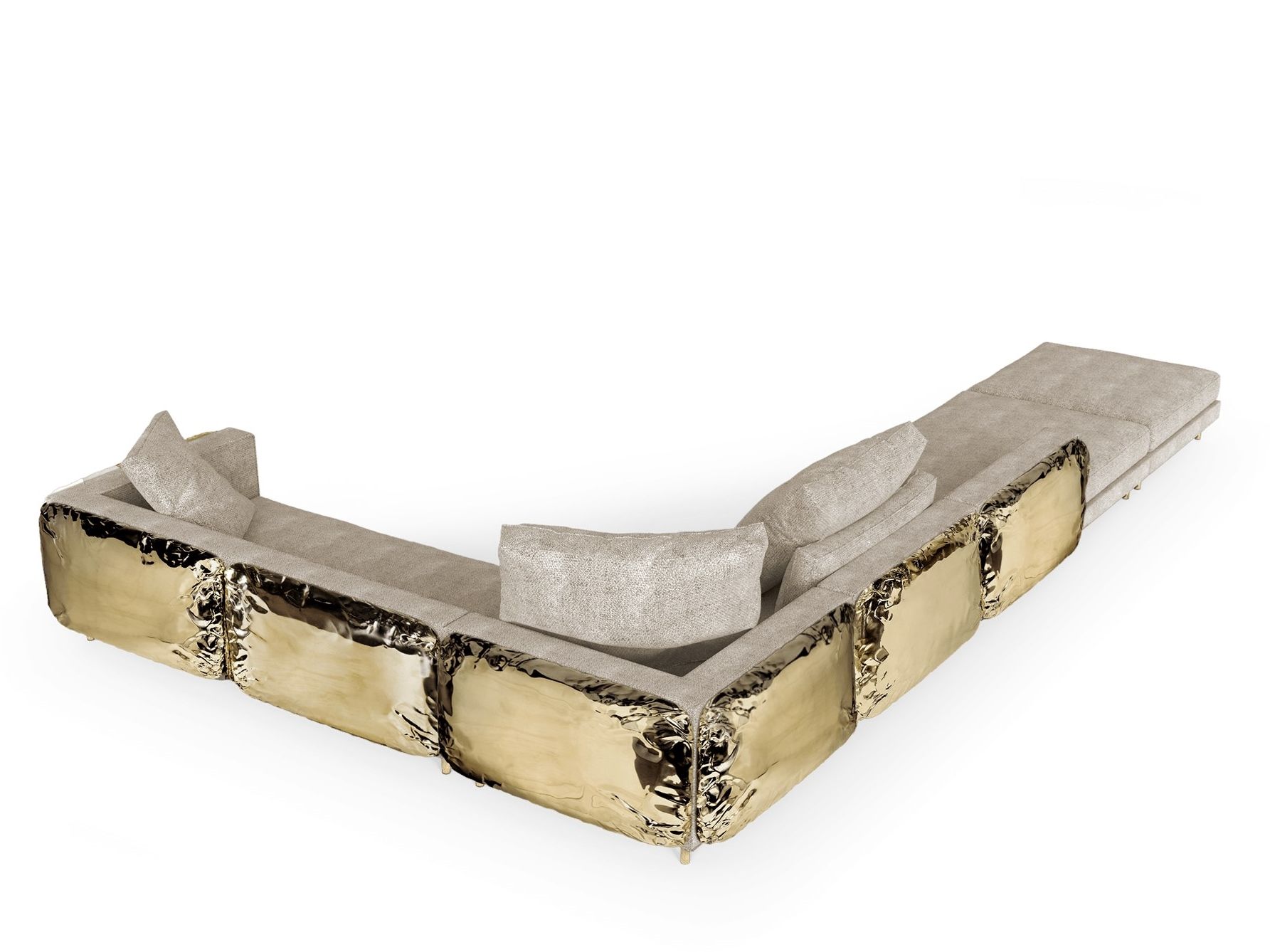 Модульный угловой диван из ткани с полуостровом Boca do Lobo Новые поступления ARCH-00046314 - Вид №3