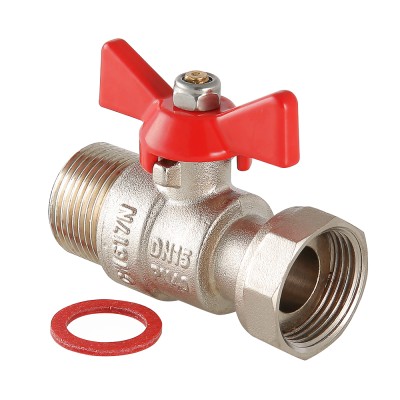 VT.260.N.0404 Кран шаровой с накидной гайкой и наружной резьбой Valtec 1/2" 