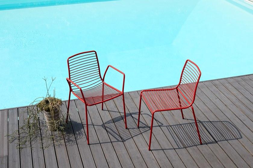 SCAB DESIGN Стул складной стальной с подлокотниками Summer sun-id-1475984 - Вид №8