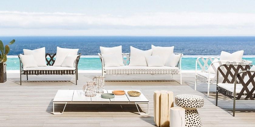 Gervasoni Садовый диван из алюминия с порошковым покрытием Gervasoni outdoor sun-id-1403950 - Вид №1