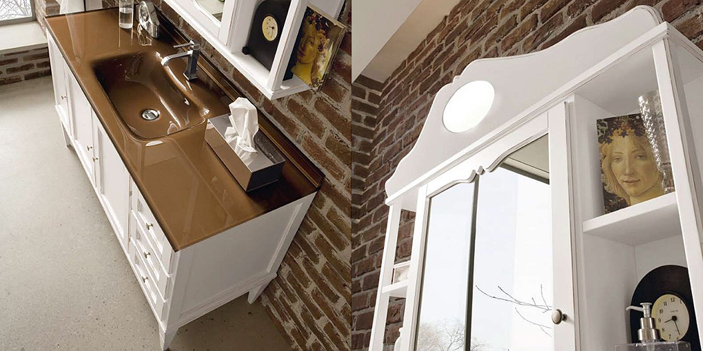 Комплект мебели для ванной комнаты York 27 Cerasa York YORK27 - Вид №1