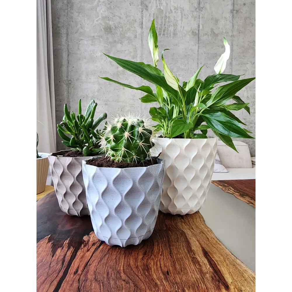 INGREEN Wave - кашпо для комнатных растений с системой дренажа 88593911 STLM-0964786 - Вид №6