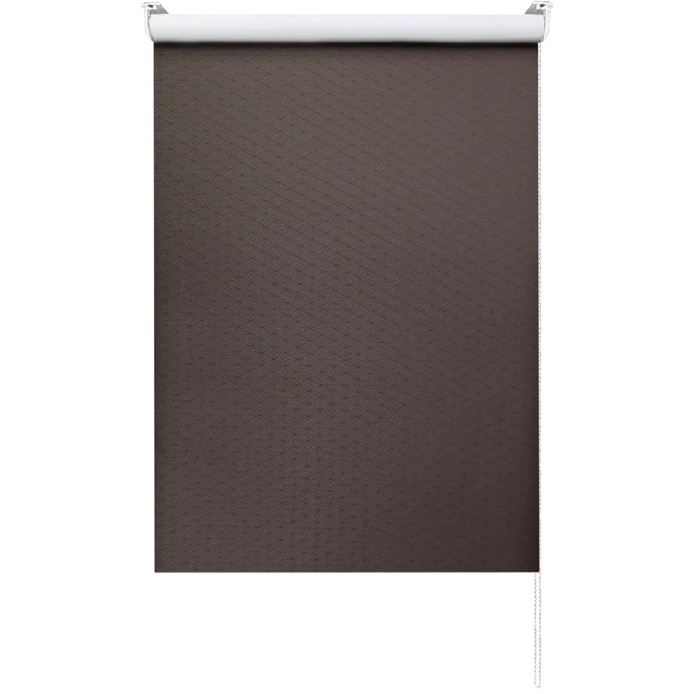 Штора рулонная блэкаут Ромб 100x160 см коричневая ЭСКАР STLM-2144708