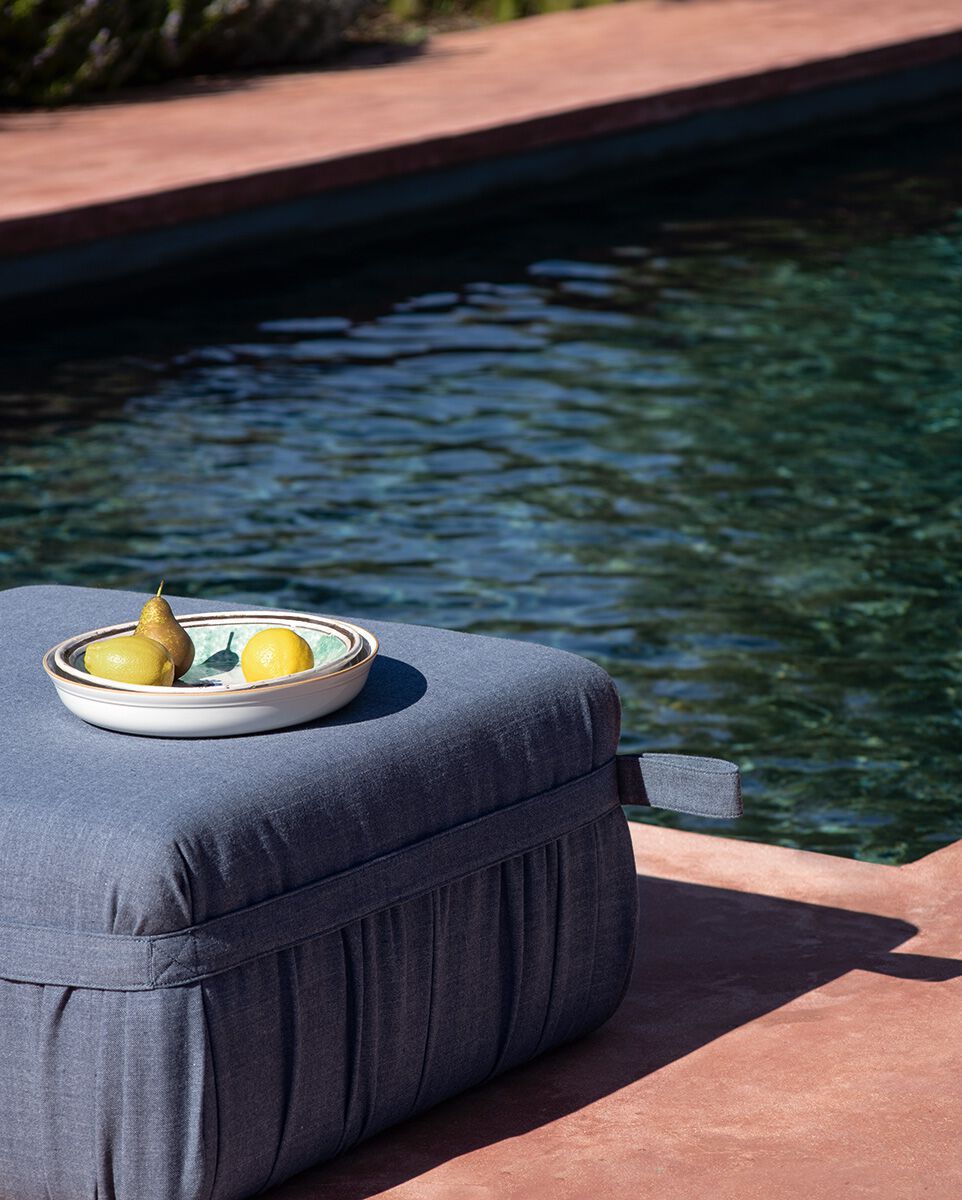 Ткань квадратный сад пуфик Potocco Herm ARCH-00007510