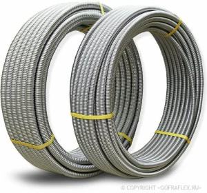 Гофрированная труба из нержавеющей стали 20мм (A) Flexible hose Россия