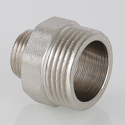 VTr.580.N.0504 Фитинг резьбовой – ниппель переходной Valtec 3/4" х 1/2"  - Вид №14
