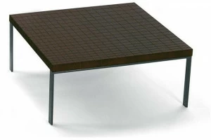 Poltrona Frau Квадратный журнальный столик в венге La collezione - tavoli e sedie