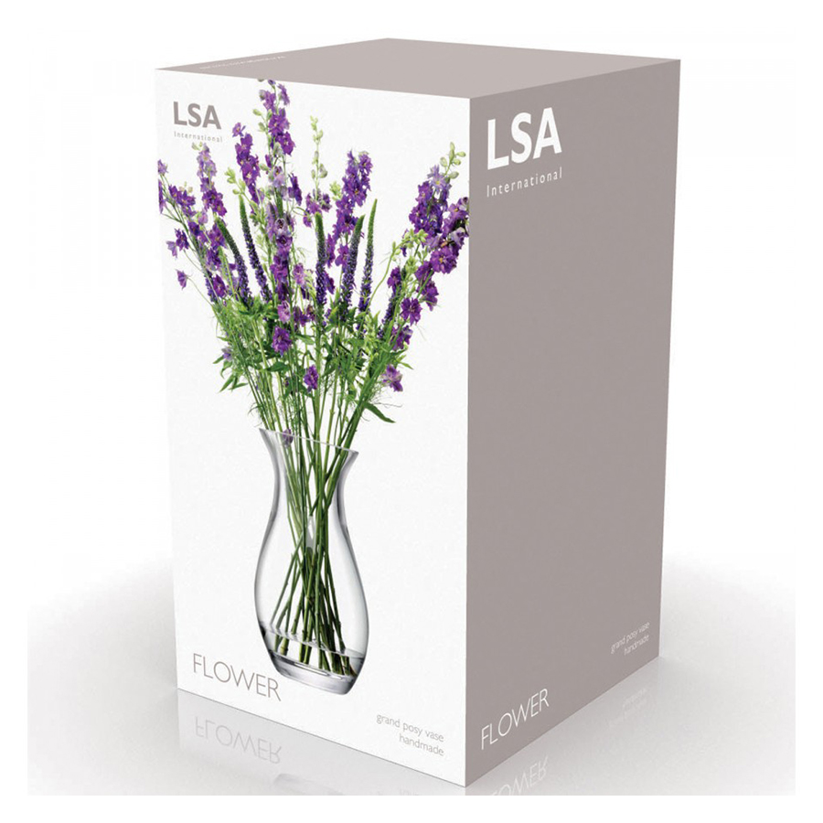Ваза округлая Flower 32 см LSA International G42932301 - Вид №5
