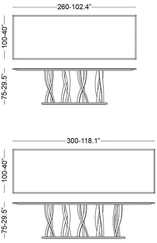 Il Pezzo Mancante Прямоугольный обеденный стол из мрамора Il pezzo 8 sun-id-1404584 - Вид №6