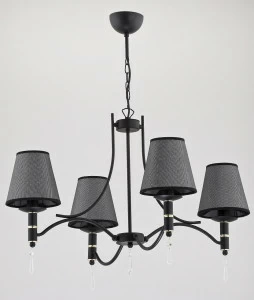 Подвесная люстра Alfa Abil Black Silver 22964 ALFA ДИЗАЙНЕРСКИЕ, ABIL 186640 Черный