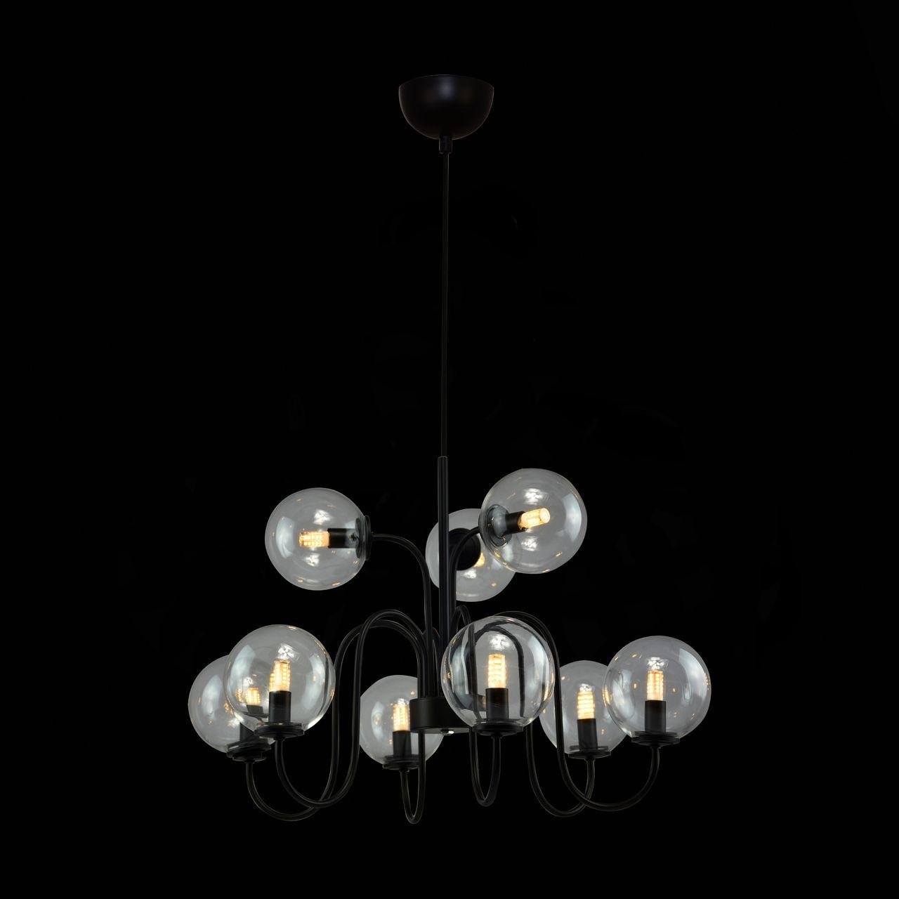 Подвесная люстра ST Luce Fiamo SL423.403.09 ST LUCE ДИЗАЙНЕРСКИЕ, FIAMO 279774 Черный  - Вид №1