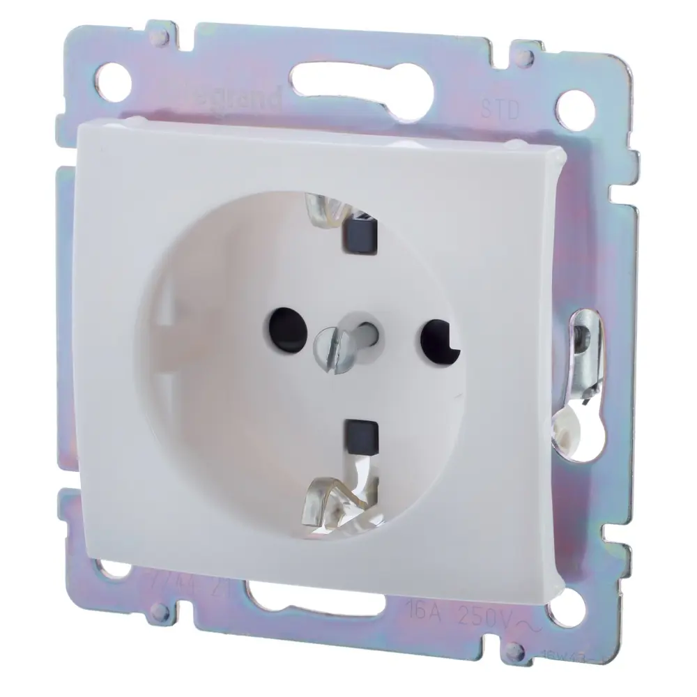Legrand Valena Classic - розетка с защитными шторками и заземлением 10320884 STLM-1103264 - Вид №2