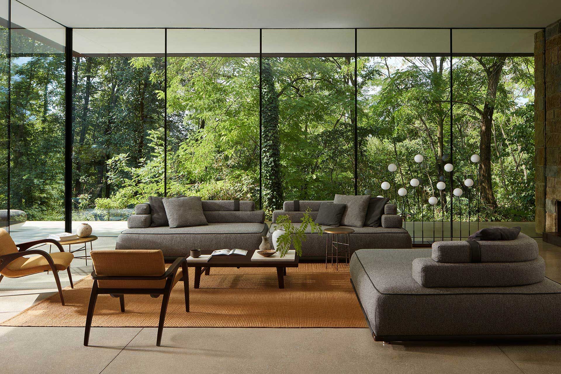 Ткань сад стул с подлокотниками Exteta Franco Albini Re-edition ARCH-00095404 - Вид №14