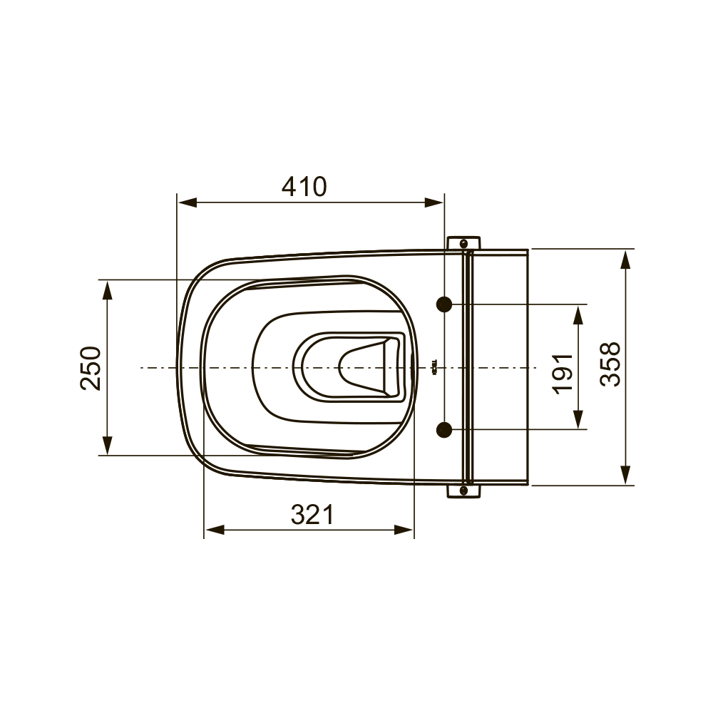 9400413.WC2 Комплекты из инсталляций, панелей смыва и унитазов one Tece  - Вид №8