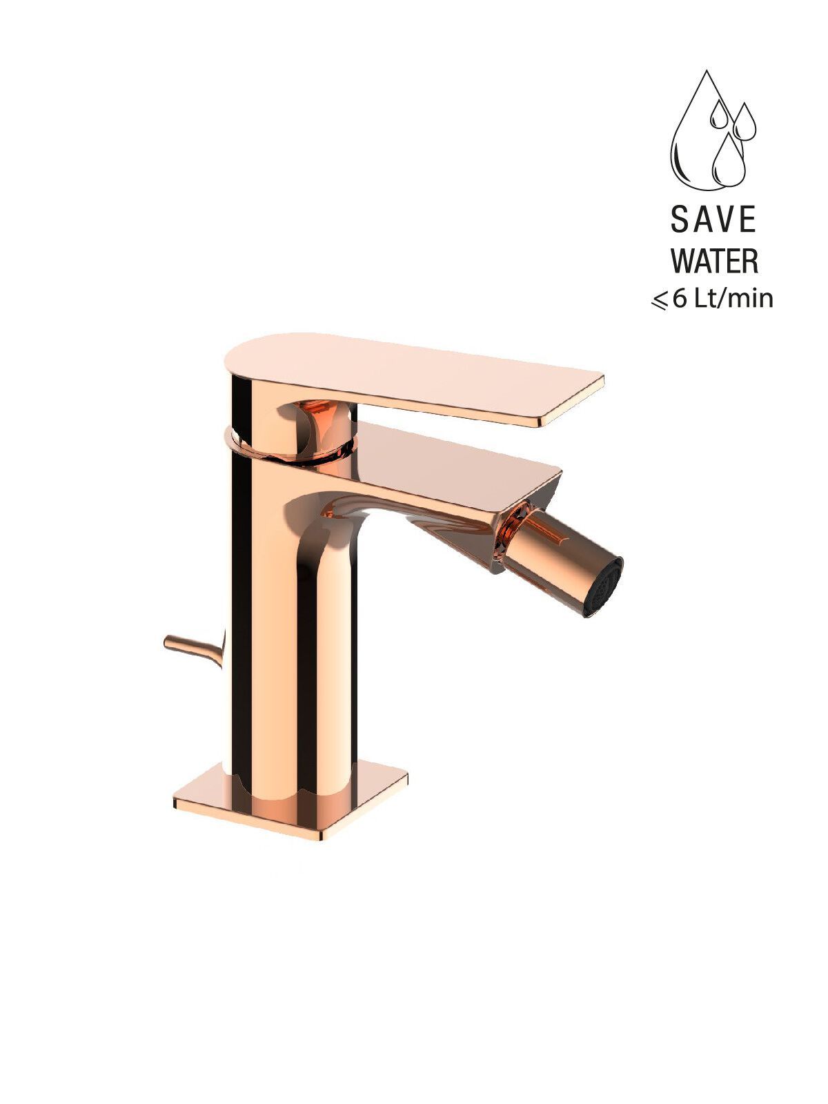 Однорычажный смеситель для биде с автоматическим сливом Rubinetterie Frattini Нарцисс ARCH-00132326 - Вид №9