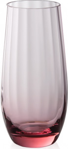 10561194 Moser Набор из 6 стаканов для воды Moser "Оптик" (6цв) 350мл Хрусталь бессвинцовый