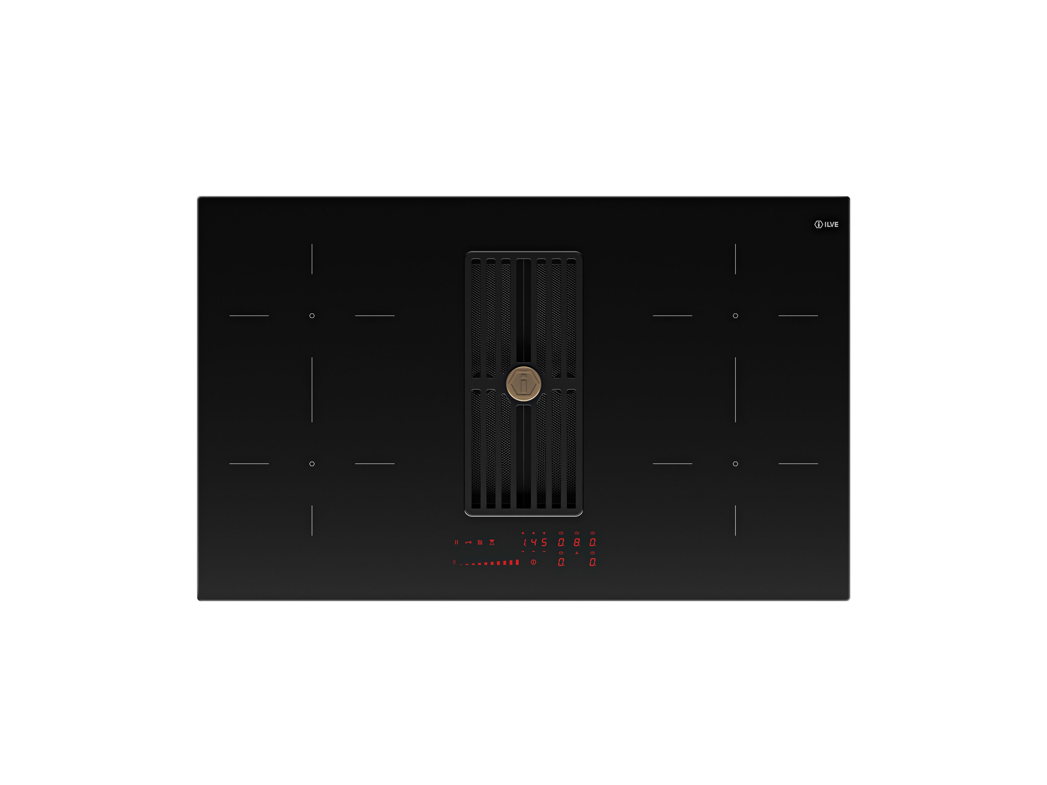 Индукционная плита со встроенной вытяжкой Ilve HVI90TCRF ARCH-00072498 - Вид №1