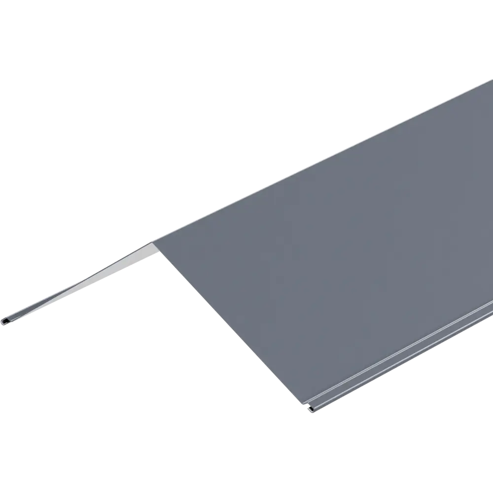 Конек 150x150x2000 мм 0.4 мм RAL 7024 темно-серый 86778611 STLM-2108806 ВЕГА 