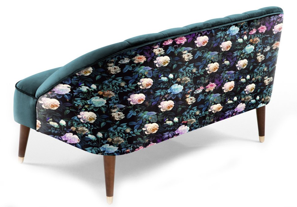 Диван Secret Garden by Burcu Korkmazyurek прямой бирюзовый ICON DESIGNE ДИЗАЙНЕРСКИЕ 096831 Зеленый  - Вид №1