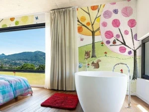 GLAMORA Моющиеся виниловые обои с пейзажами Sweet little dots