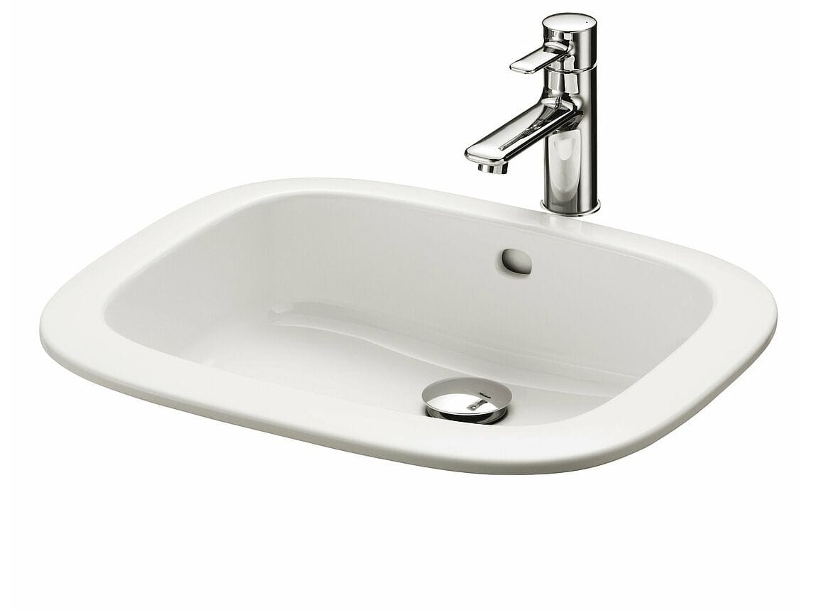 Керамическая раковина с утопленным прямоугольным верхом TOTO LW763Y ARCH-00139479 - Вид №2