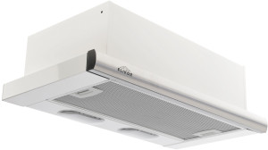 1040563 Вытяжка телескопическая ELIKOR Интегра 60П-400-В2Л белый/серебристый