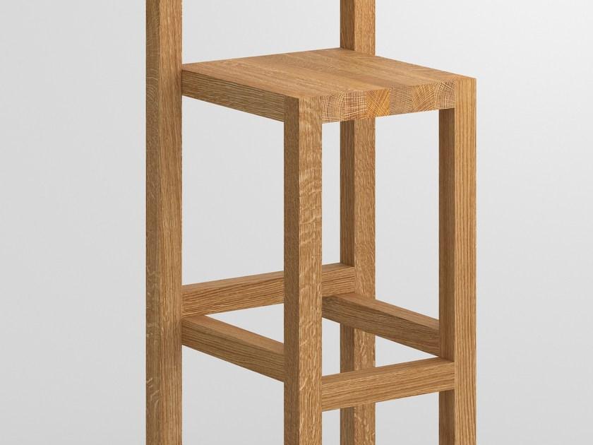 Vitamin Design Барный стул из массива дерева с подставкой для ног sun-id-1450431 - Вид №2