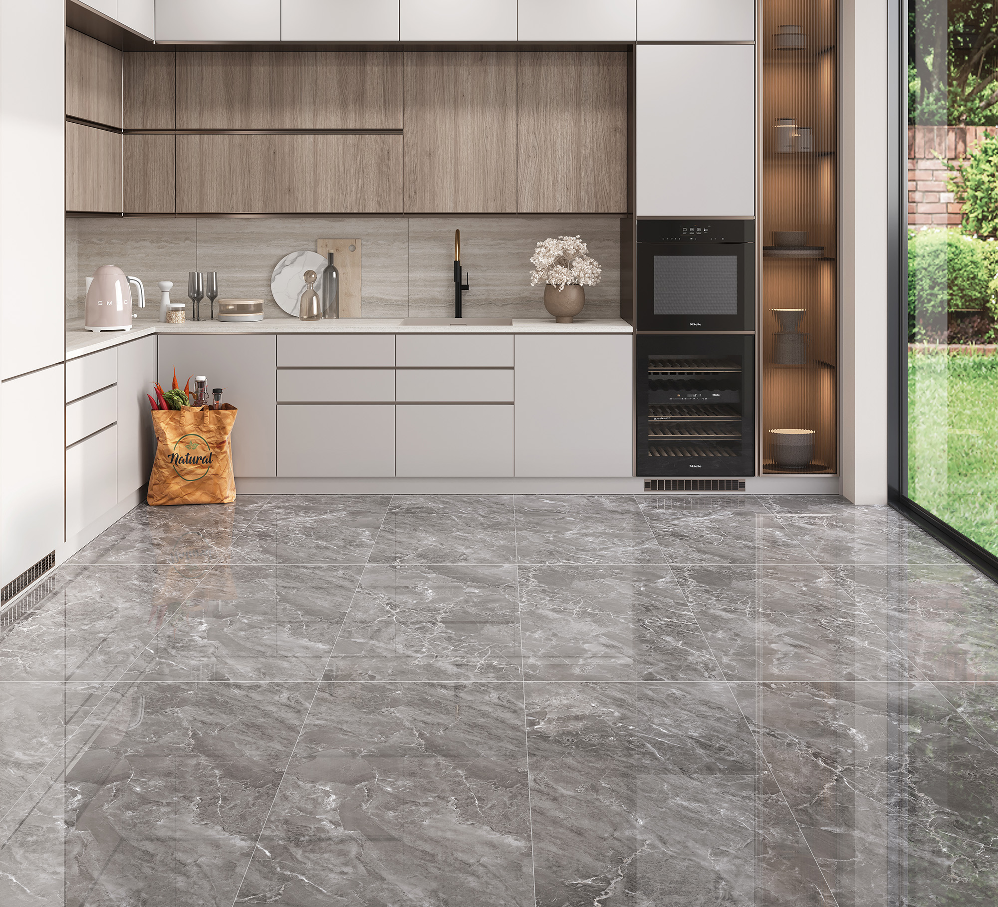 MODENA GREY — Элегантность серого мрамора FP1033-A Arcadia Ceramica