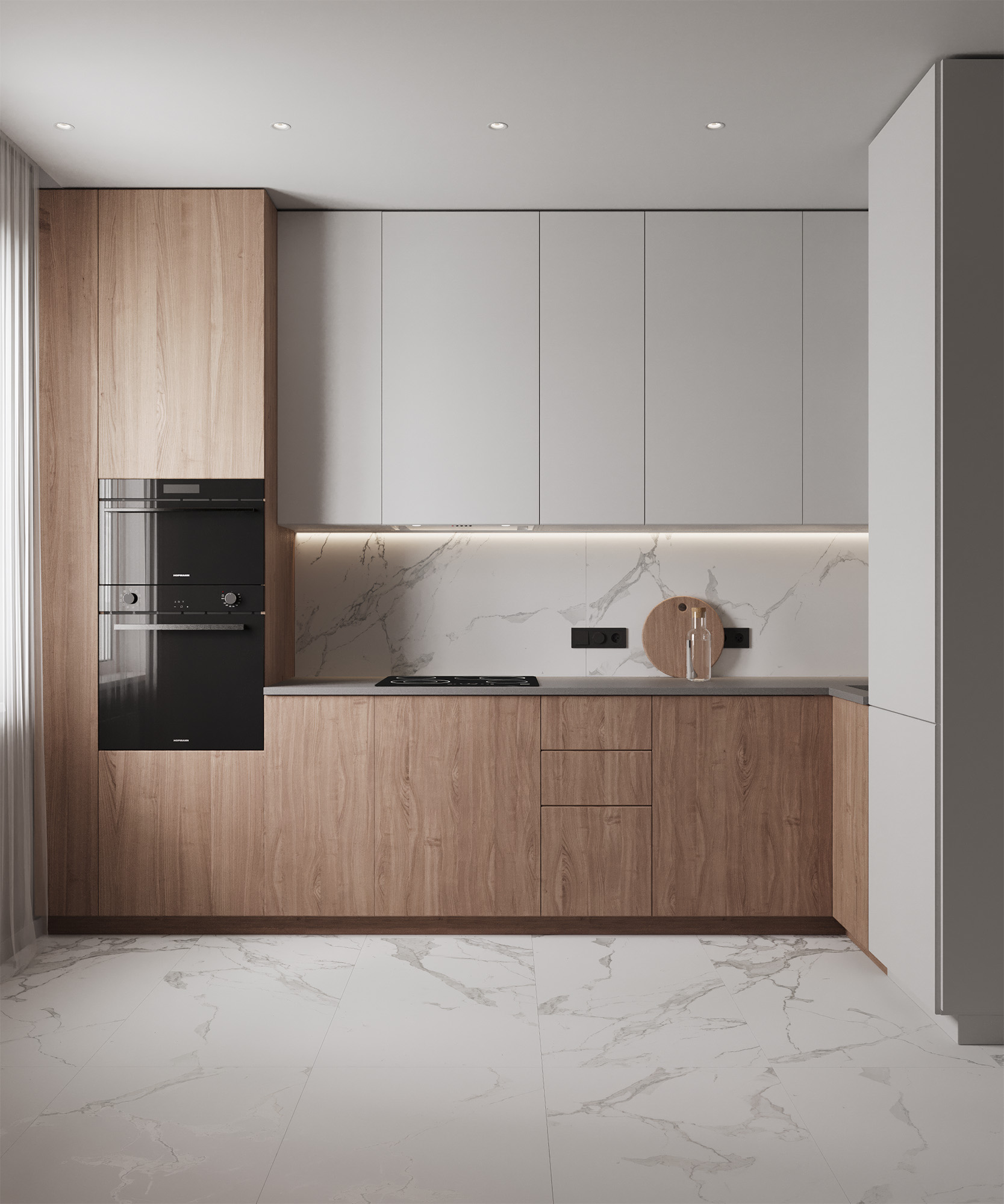 Белая симфония мрамора CR4003-A Arcadia Ceramica Paradise