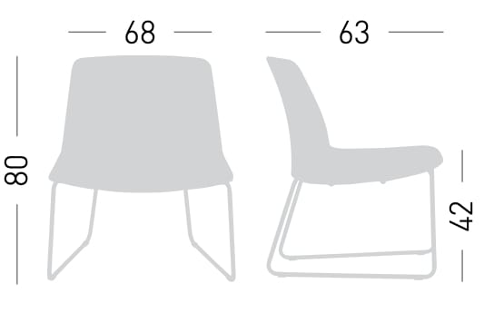 Мягкое кресло для саней GABER Kanvas ARCH-00044448 - Вид №9