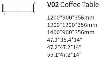 HC28 Cosmo Кофейный столик  V02  - Вид №1