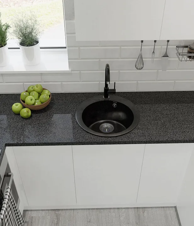 Кухонная мойка Искусственный камень RONDO S657 GranFest R-480-S657 - Вид №4