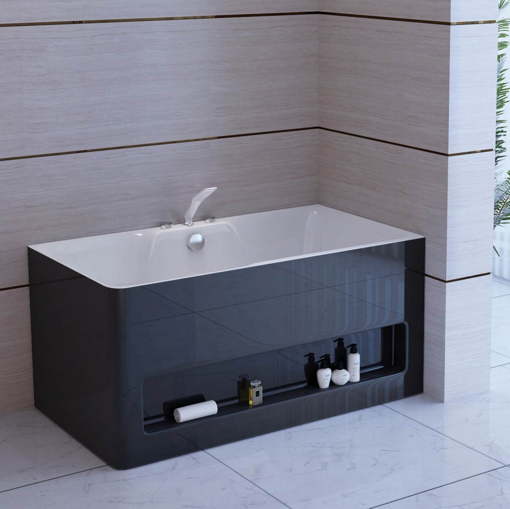 M637 black Ванна акриловая SSWW 