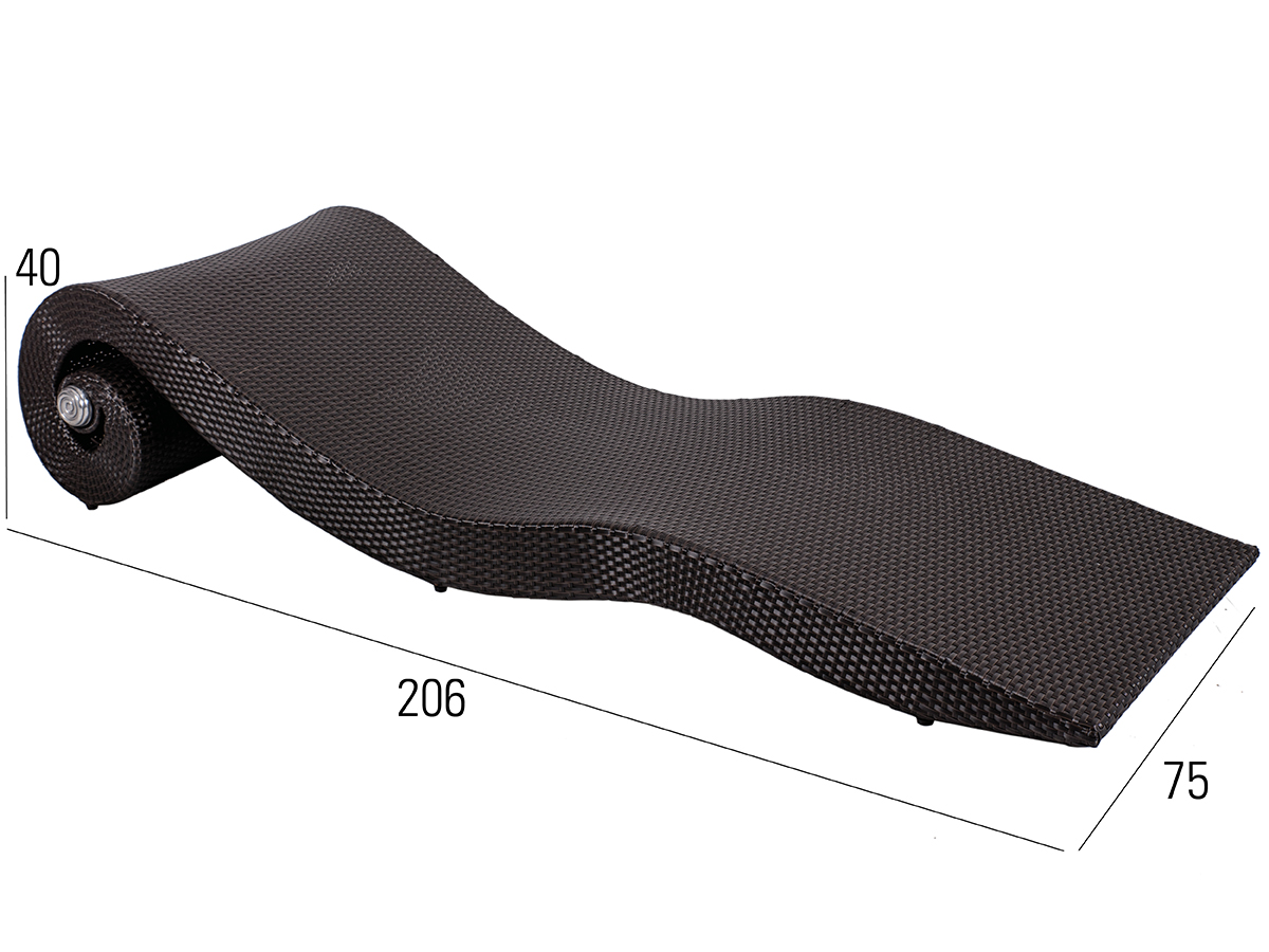 68.00.0158 Шезлонг Conca Mocca Mbm - Вид №2