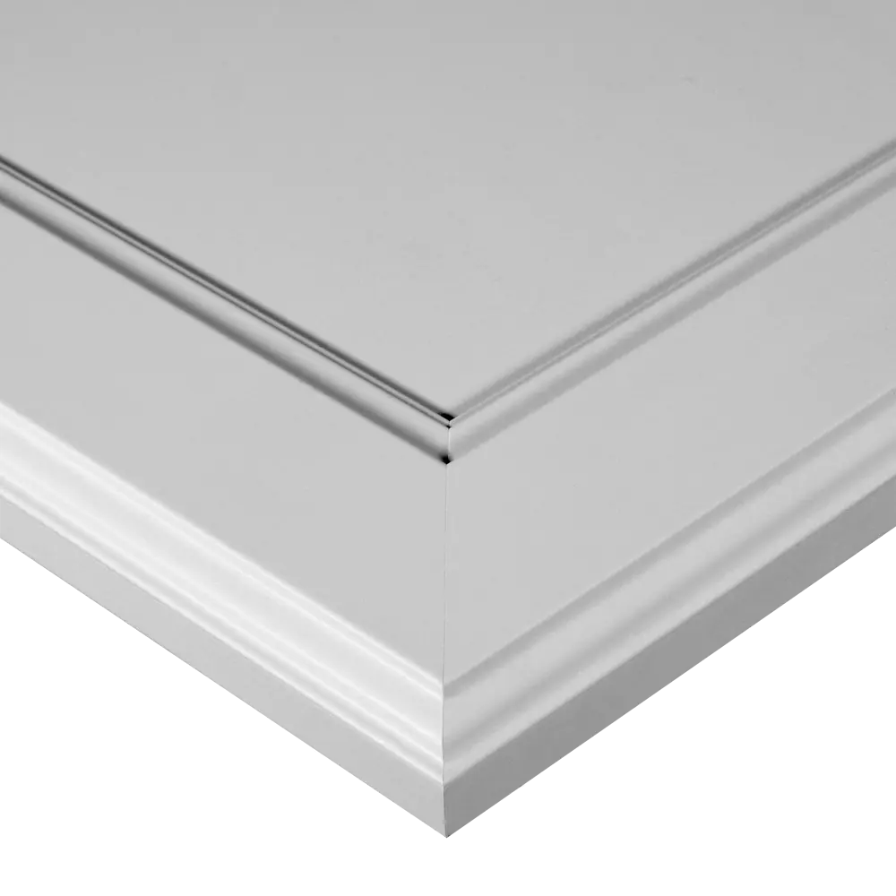 Фасад кухонный Delinia ID белый МДФ с тонкой рамкой 39.7x38.1 см 82011424 Реш STLM-0017530 - Вид №3