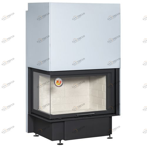 Каминная топка Экокамин Дельта 800L угловая левая 1473