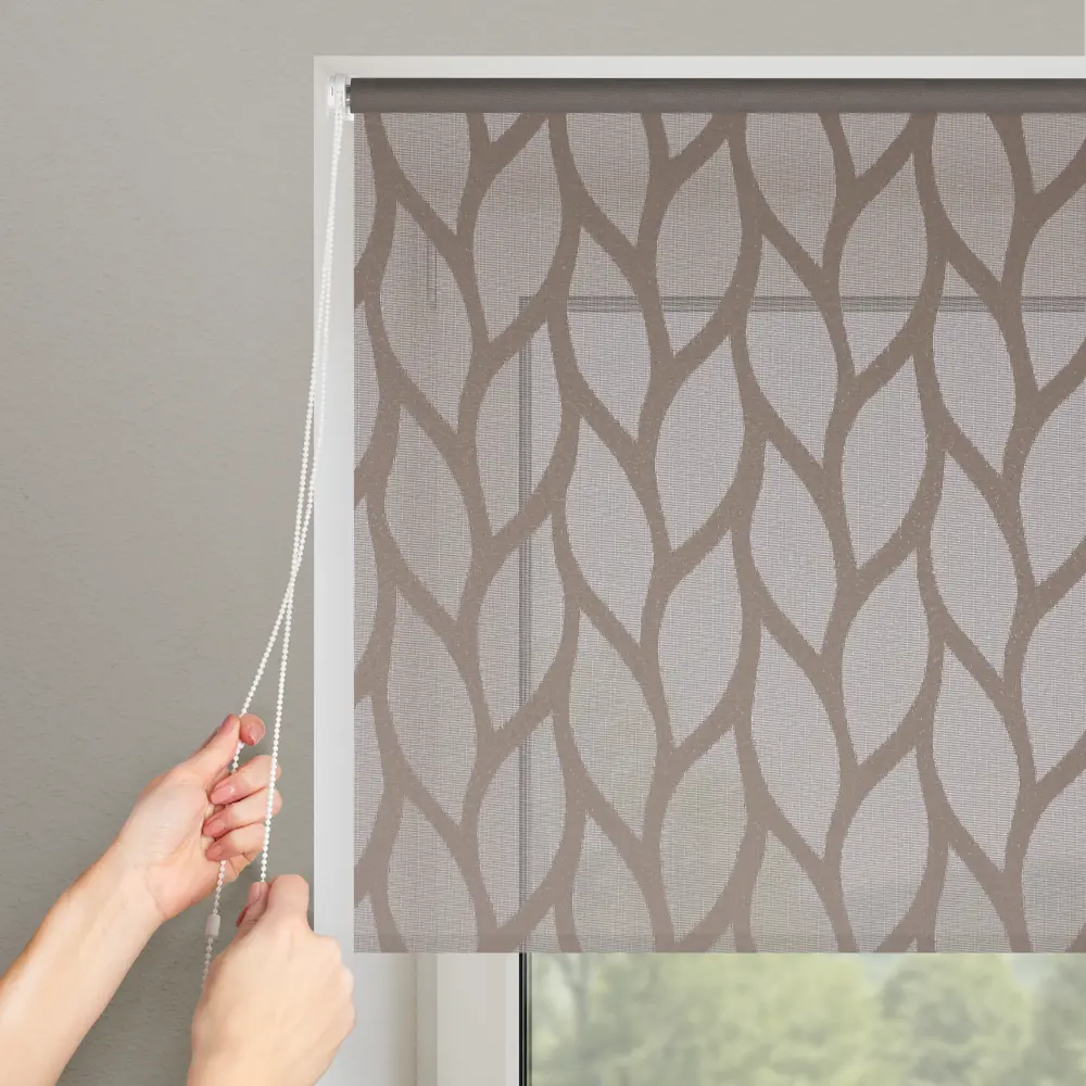 Штора рулонная Bella 120x175 см бежевая PRAKTO STLM-2176613 - Вид №9