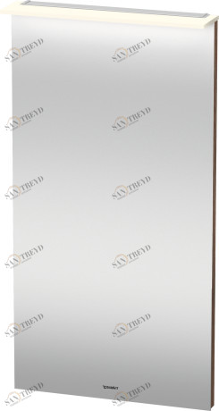 XL749007979 X-Large Зеркало с подсветкой Орех натуральный, декор Duravit
