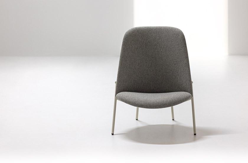 La Cividina Кресло из ткани с высокой спинкой Phar lap 1160 - Вид №6