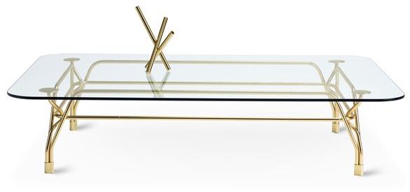 GHIDINI1961 Прямоугольный журнальный столик из хрусталя Botany sun-id-1412211 - Вид №2