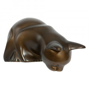 22060 Статуэтка Кошка на полку Бронза BOGACHO