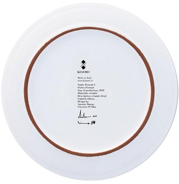 Kiasmo Керамическая тарелка Portrait K+mp1 - Вид №2