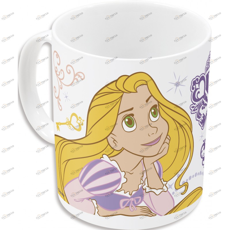 Кружка керамическая "Рапунцель", 325 мл STOR ПРИНЦЕССЫ 335715 Белый Santreyd 