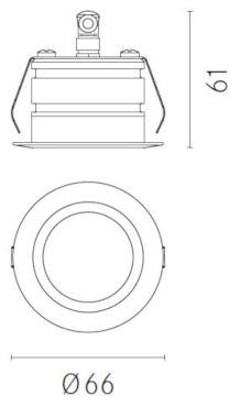 Cariboni group Встраиваемый светодиодный уличный потолочный светильник Chara sun-id-1421093 - Вид №1