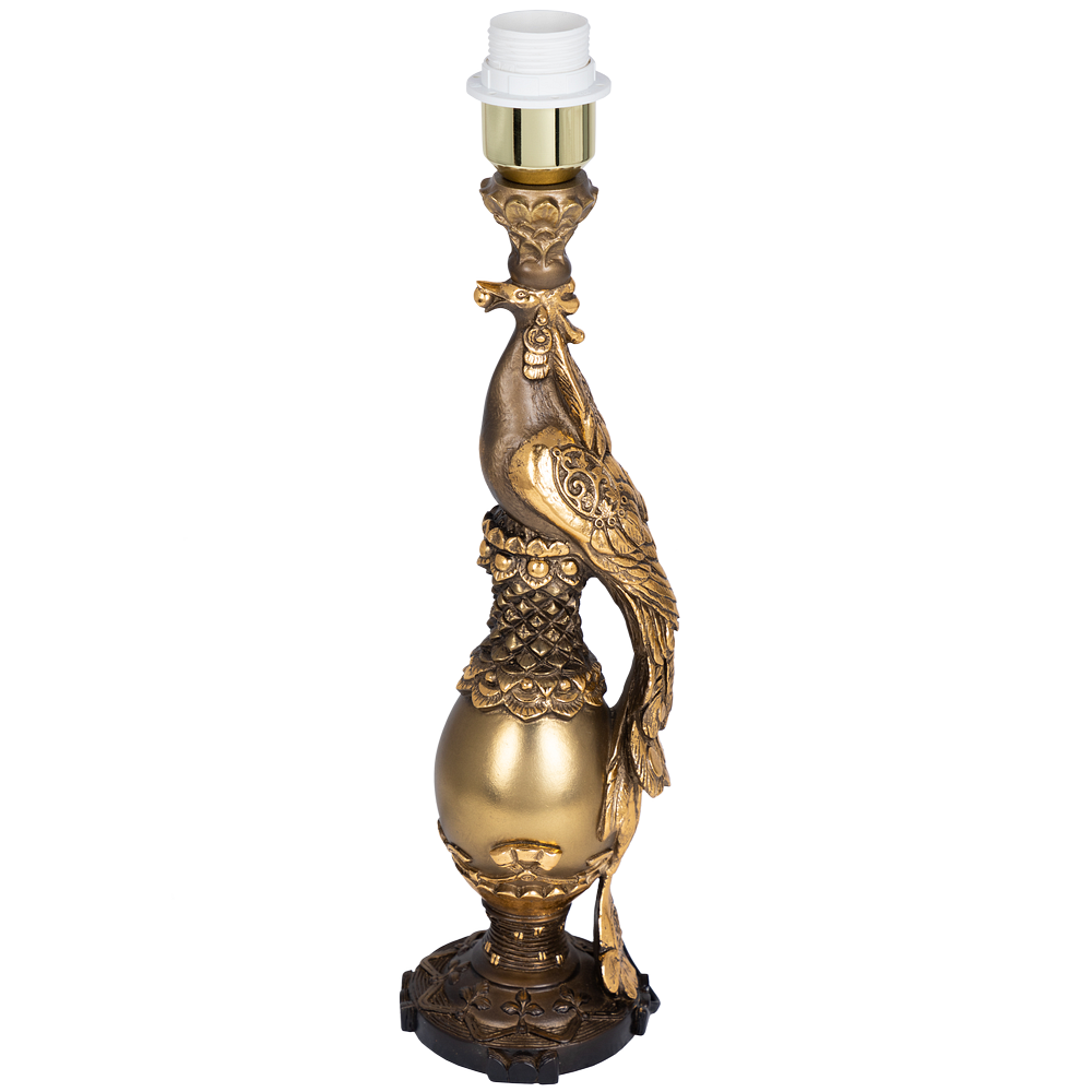 32081,34057 Настольная лампа Павлин Тюссо Капучино BOGACHO 4627138210871, 4627138151112 - Вид №2