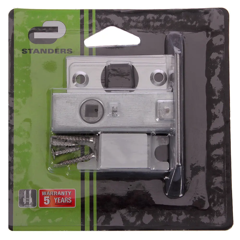 Задвижка межкомнатная Standers TL02-CP, сталь, цвет хром 18827532 STLM-2170774  - Вид №2