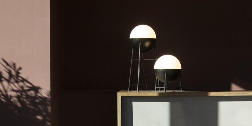 Milan Iluminacion Настольная светодиодная лампа отраженного света из стали Half sun-id-1382102 - Вид №4