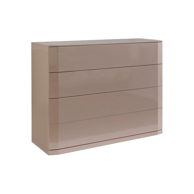 Комод с 4 ящиками коричневый Bumblebee 2 ESF КОМОДЫ BUMBLEBEE 043913 Коричневый  - Вид №1