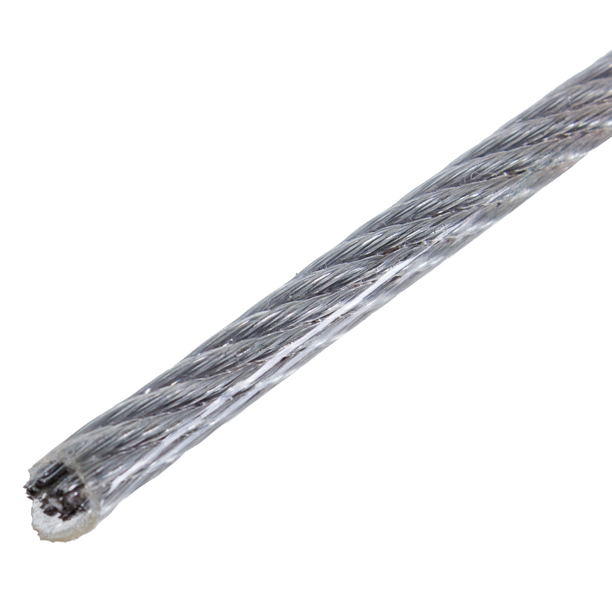 15956241 Трос стальной в оболочке PVC 3/4 мм 50 м, цвет цинк Santreyd 